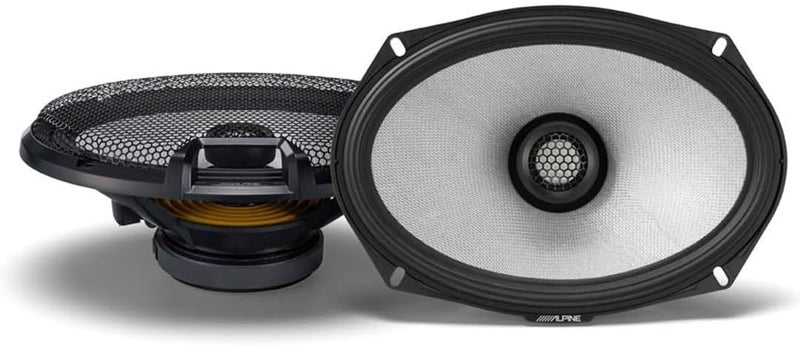 Alpine R2-S69 6x9 R-Series High-Resolution Coaxial Speakers, Pair